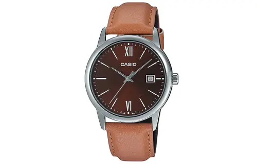 CASIO Men Standard Series Coffee Watch MTP-V002L-5B3
