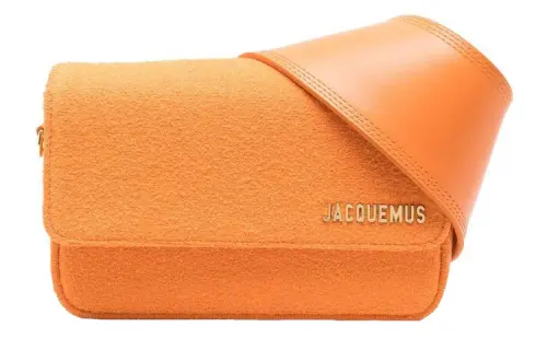 Jacquemus Leather Shoulder Bag Women's Orange