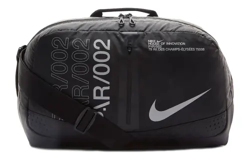 Nike Polyester Shoulder Bag, Crossbody Bag Regular Unisex Black