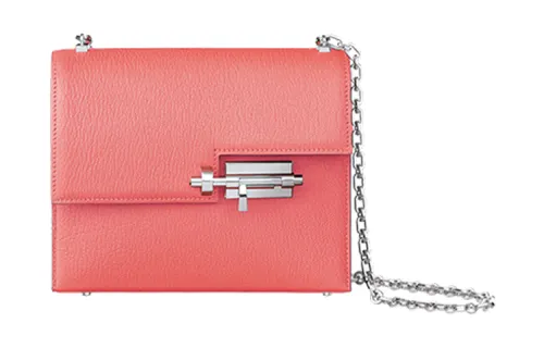 HERMES Verrou Mysore Goat Skin Verrou Bag, Shoulder Bag, Crossbody Bag Mini Women's Summer Pink