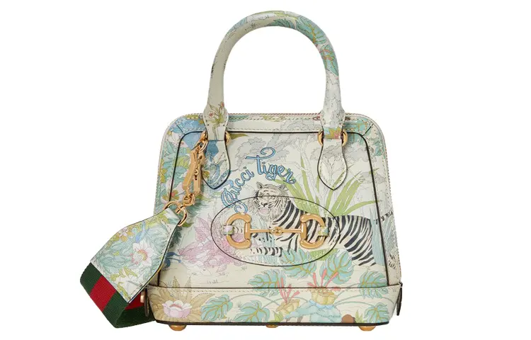 GUCCI Leather Dome Bag, Shoulder Bag, Crossbody Bag, Handbag Mini Women's