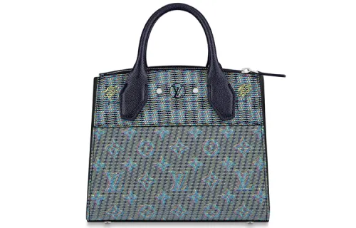LOUIS VUITTON City Steamer Damier Monogram Lv Pop Mini Blue