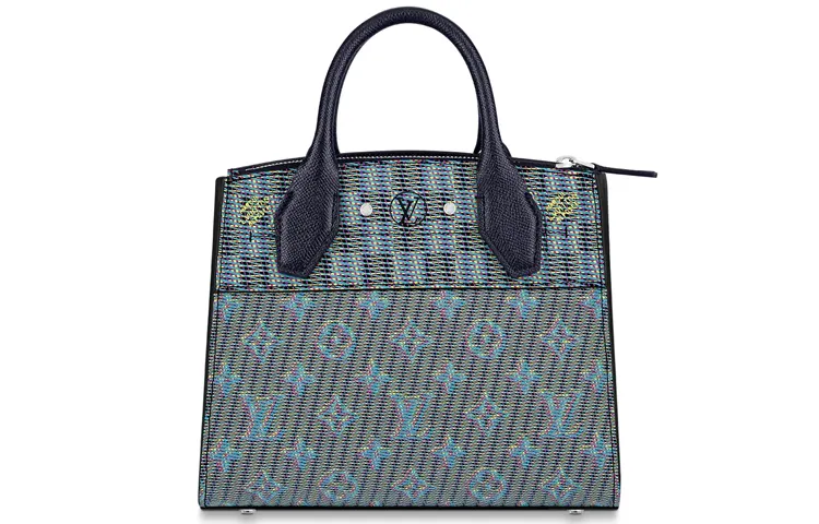 LOUIS VUITTON City Steamer Damier Monogram Lv Pop Mini Blue