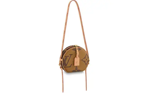 LOUIS VUITTON Boite Chapeau Souple Monogram Giant Reverse Brown