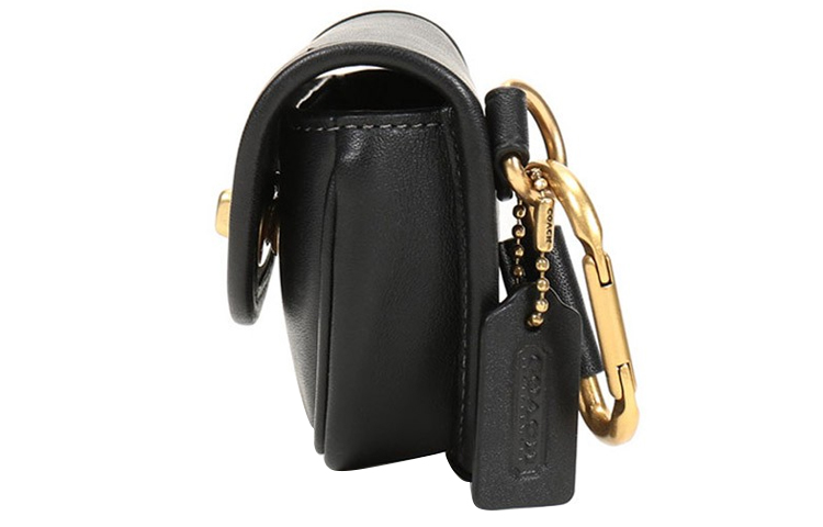 Женская сумка COACH Bag Charms (черная) — фото 3
