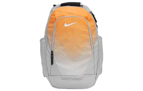 Nike Polyester Backpack Regular Unisex Orange/Silver Gray