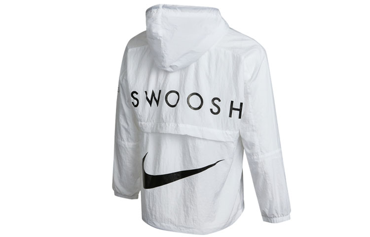 Мужская куртка Nike Sportswear Swoosh (белая) — фото 2