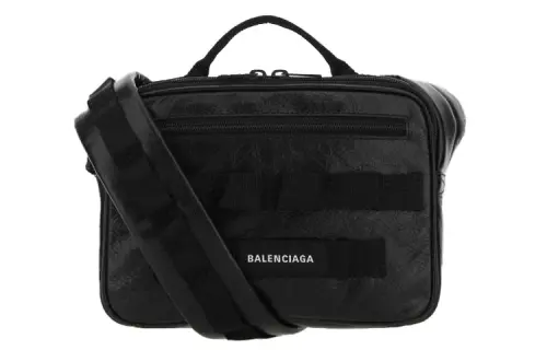 Balenciaga Polyamide Shoulder Bag, Crossbody Bag, Handbag Men's Black
