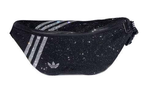 Adidas Originals Polyester Crossbody Bag, Fanny Pack Regular Women's Black