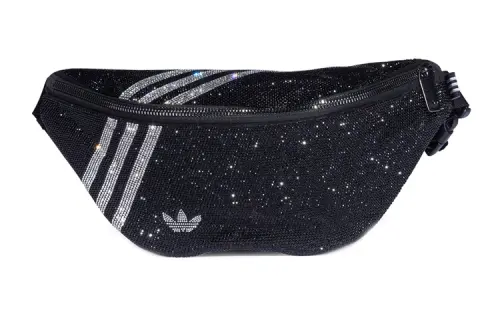 Adidas Originals Polyester Crossbody Bag, Fanny Pack Regular Women's Black