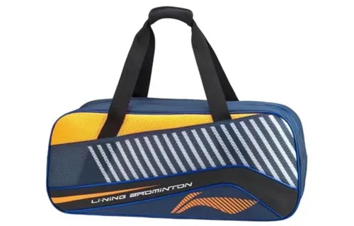 Li Ning Badminton Collection Polyester Handbag Regular Unisex Royal Blue Orange