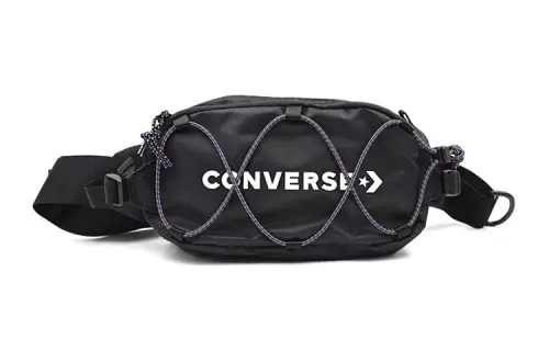 Converse Cotton With Modified Polyamide Fanny Pack Regular Unisex Black