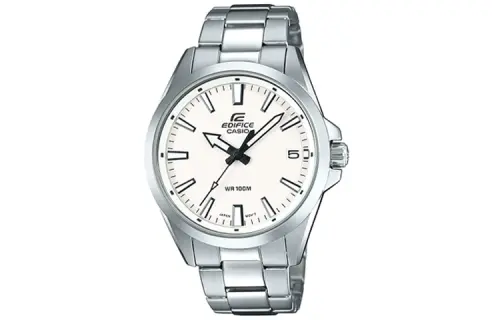 CASIO Men EDIFICE White Watch EFV-100D-7AV