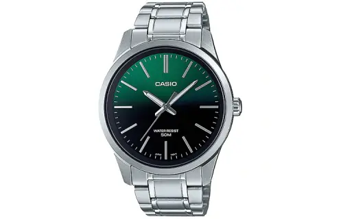 CASIO Men Standard Series Green Watch MTP-E180D-3A