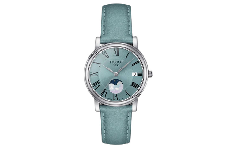 Женские часы Tissot Carson Premium (синие)