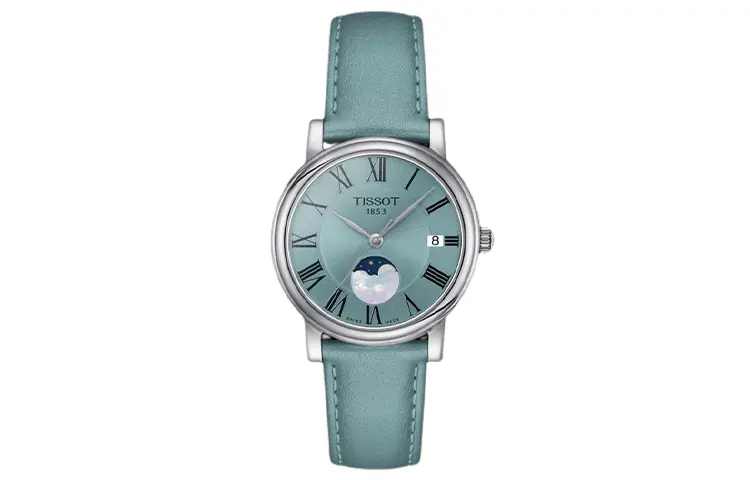 TISSOT Kason Zen I Collection Quartz Movement Women's Watch 32mm Blue Dial Stainless Steel Case