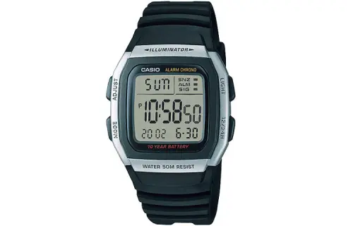 CASIO Men YOUTH Silver Watch W-96H-1A