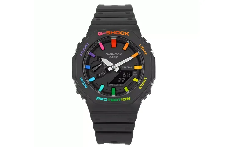 CASIO Men Liquid Crystal/Analog Dual Display Series Black Watch