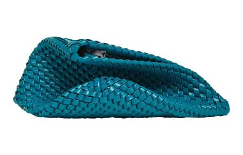 Bottega Veneta Leather Clutch Women's Blue