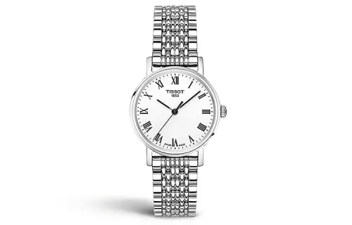 TISSOT Meishi Collection Quartz Movement Women's Watch 30mm Silver Dial Stainless Steel Case