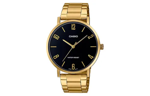 CASIO Men Standard Series Black Watch MTP-VT01G-1B2