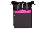 Nike Polyester Backpack Regular Unisex Black Pink Multicolor
