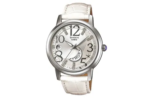 CASIO Women's SHEEN White Watch SHE-4028L-7A