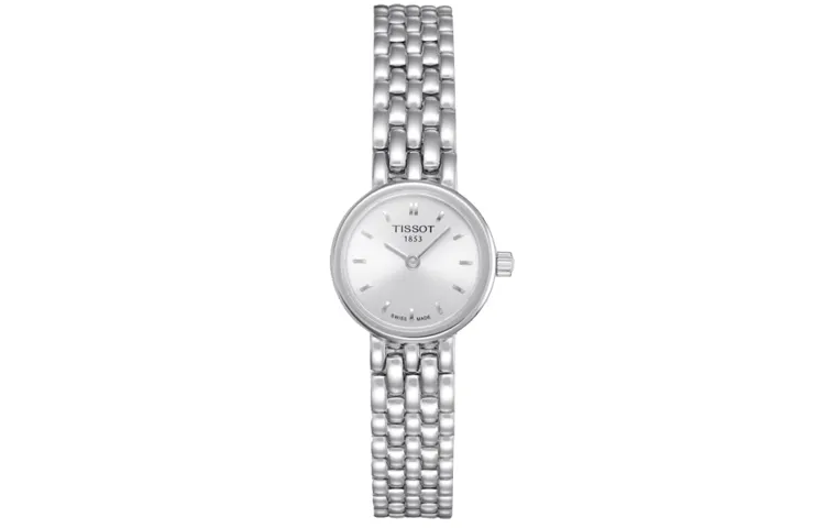 TISSOT Le Ai Collection Quartz Movement Women's Watch 19.5mm Silver Dial Stainless Steel Case