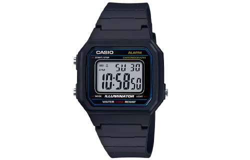 CASIO Men YOUTH Black Watch W-217H-1AVDF