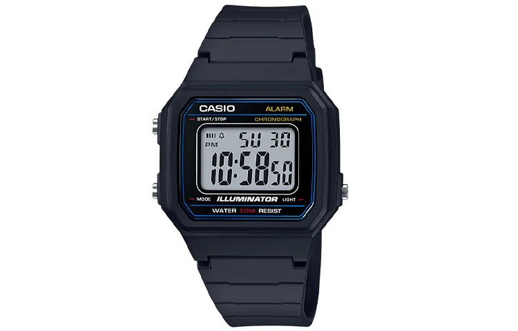 CASIO Men YOUTH Black Watch W-217H-1AVDF