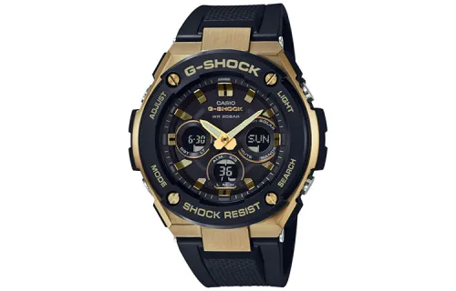 CASIO Men G-STEEL Series Black Watch GST-S300G-1A9