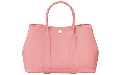 HERMES Garden Party Epsom Calfskin Handbag 30 Women's 1Q Rose Confetti Milkshake Pink