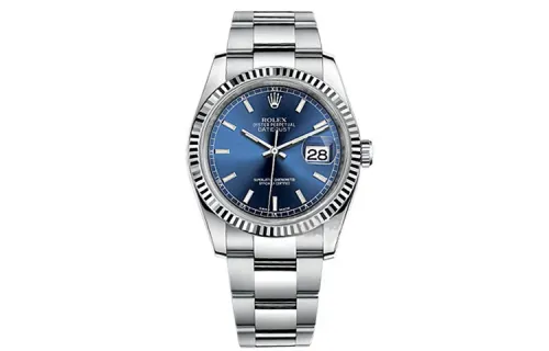 ROLEX Datejust Collection Automatic Mechanical Movement Unisex Watch 36mm Silver Dial Stainless Steel Watchband