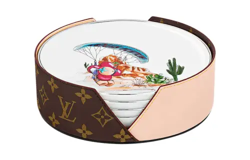 LOUIS VUITTON /Louis Vuitton Vivienne round plate set 19cm
