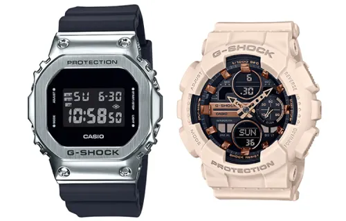 CASIO Unisex Pair Table Series Black Watch