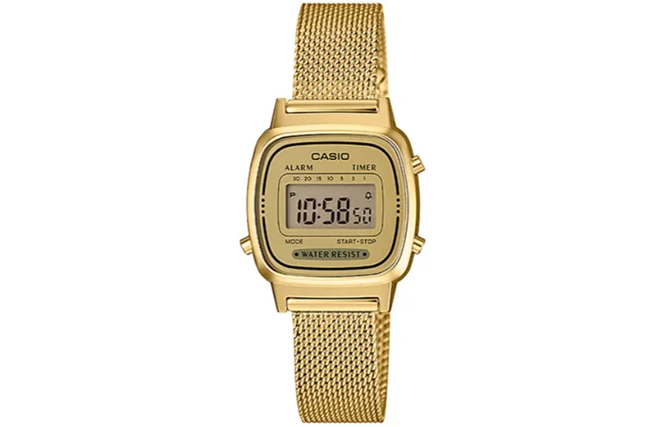 CASIO Women's YOUTH Gold Watch LA670WEMY-9