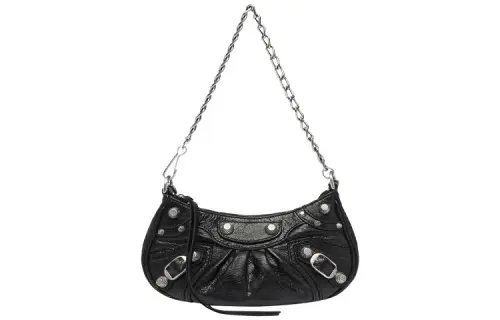 Balenciaga Le Cagole Mini Bag With Chain Black