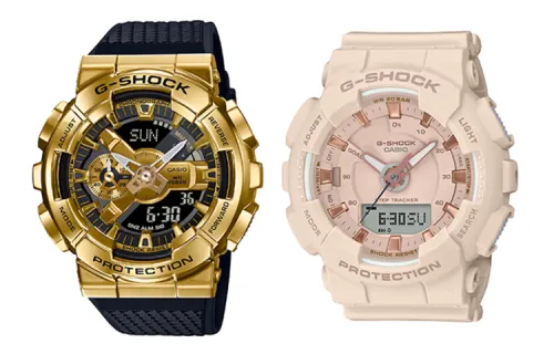 CASIO Unisex Pair Table Series Black Watch