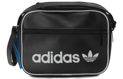 Adidas Originals Polyester+Polyurethane Shoulder Bag, Crossbody Bag Regular Unisex Black
