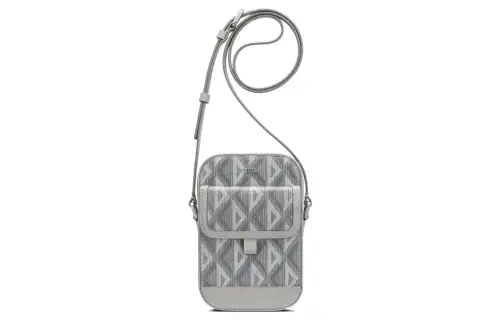DIOR Hit The Road Canvas Handheld Shoulder Bag, Crossbody Bag Men's Gray