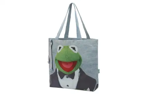 Disney X Li Ning Muppet Comet Products Shoulder Bags Washed Blue