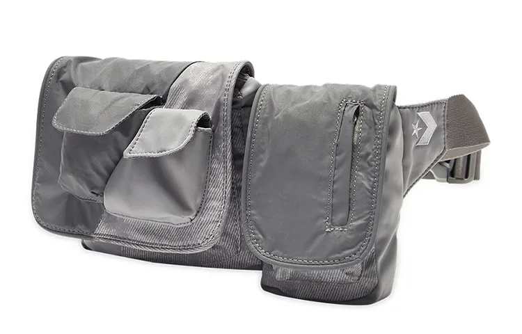 Converse Polyester Shoulder Bag, Crossbody Bag Regular Unisex Gray