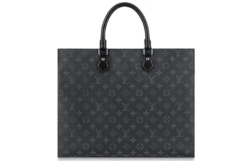 LOUIS VUITTON Eclipse Grand Sac Classic Canvas Bag, Handbag, Handbag Men's Black