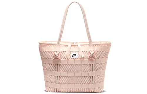 Nike Air Tote Bag Polyester Tote Bag, Shopping Bag, Shoulder Bag, Handbag Regular Women's Orange Pink