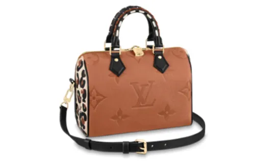 LOUIS VUITTON Speedy Bandouliere 25 Wild At Heart Caramel