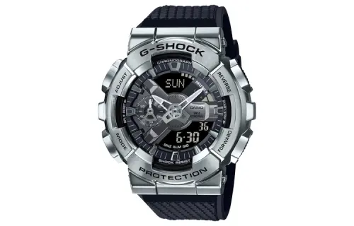 CASIO Quartz Movement Resin Strap Watch Men's Watches Silver Dial