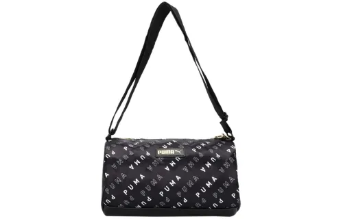 PUMA EPI Leather Portable Crossbody Bag, Shoulder Bag Unisex Black