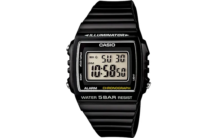 CASIO Unisex YOUTH Black Watch W-215H-1A