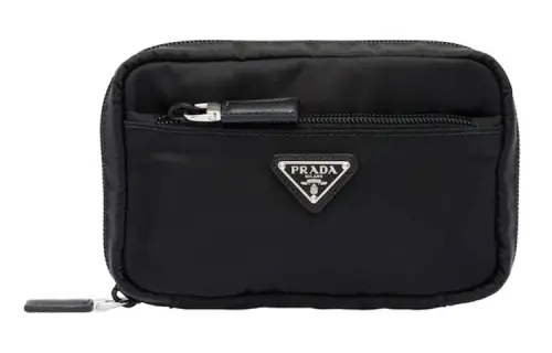 PRADA Nylon Toiletry Bag Unisex Black