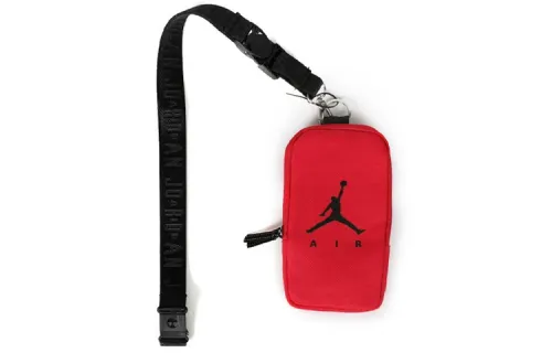 Jordan Polyester Cell Phone Pouch, Crossbody Bag, Fanny Pack, Card Holder Regular Unisex Red